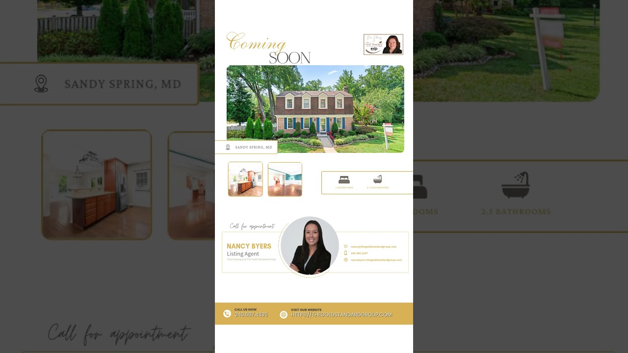 Coming Soon! Stunning Renovated Home in Sandy Spring, MD | 2400 Sq Ft of Modern Living