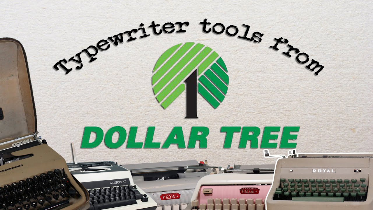 Typewriter Tool Kit from the DOLLAR TREE