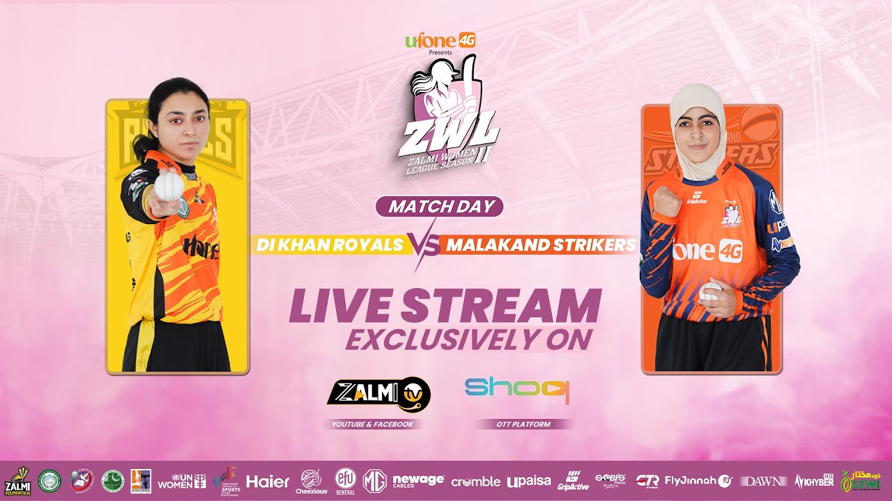 Live l 11th Match l Strikers Vs DI Khan l Zalmi Women League Season 2 Ufone 4G l Zalmi TV