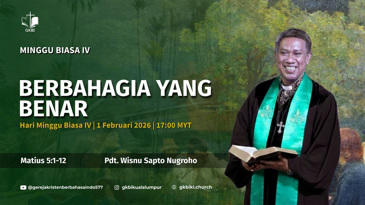 IBADAH ONLINE GKBI | MINGGU 01 Februari 2026