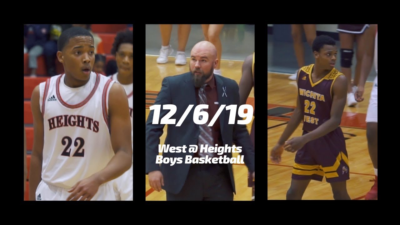'19  Wichita West @ Wichita Heights Boys Basketball Highlights
