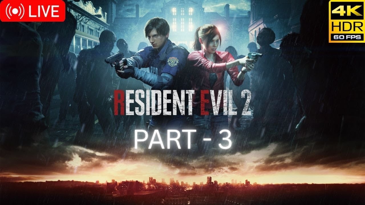 [4k HDR] Part 3 - Resident Evil 2 Remake #FirstPlaythrough | No Spoilers #india #english #hindi