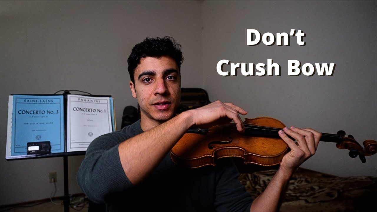 Don't Use Arm Weight When Bowing - Do This Instead