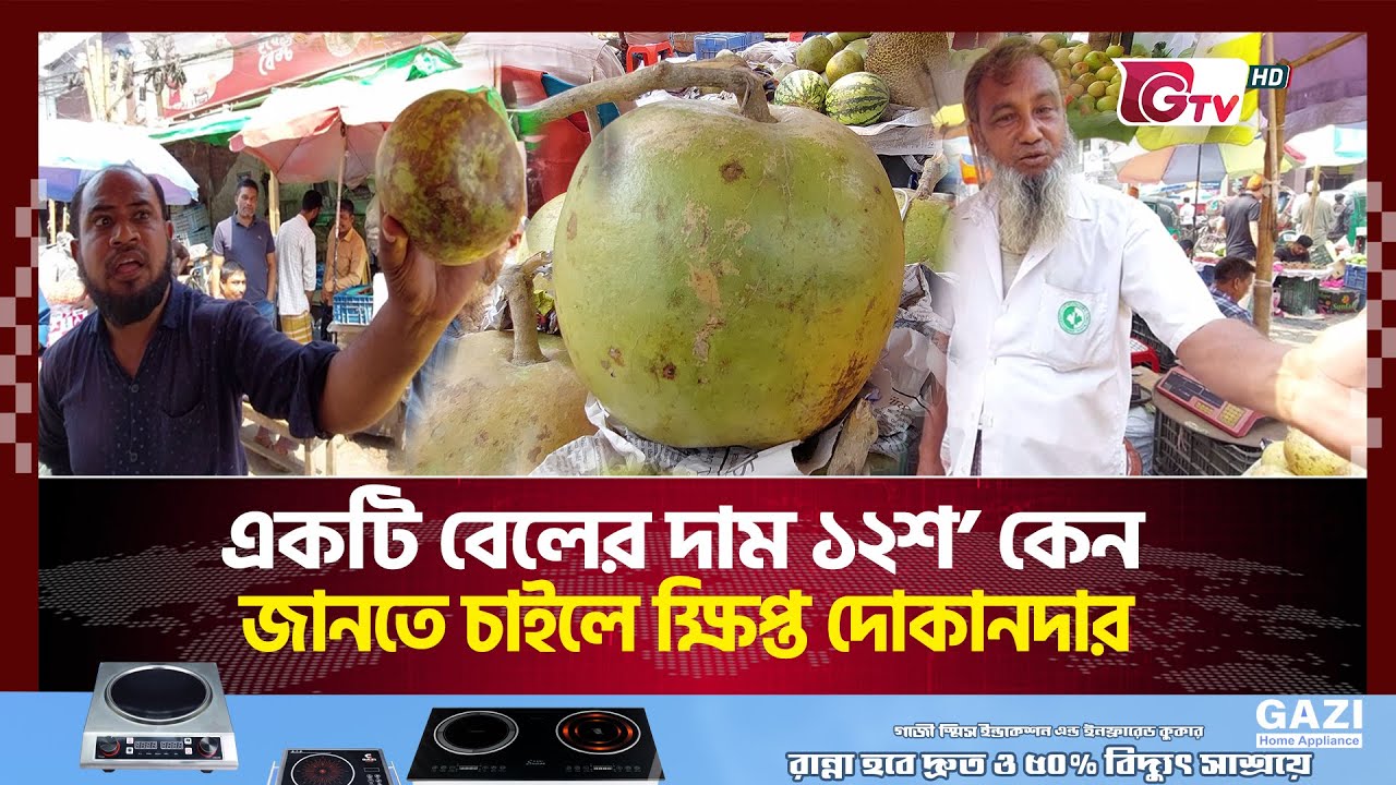 একটি বেল কিনতে বিক্রি করতে হবে ১ মণ ধান | Bel Fruit | PAKA_BEL | Gtv News