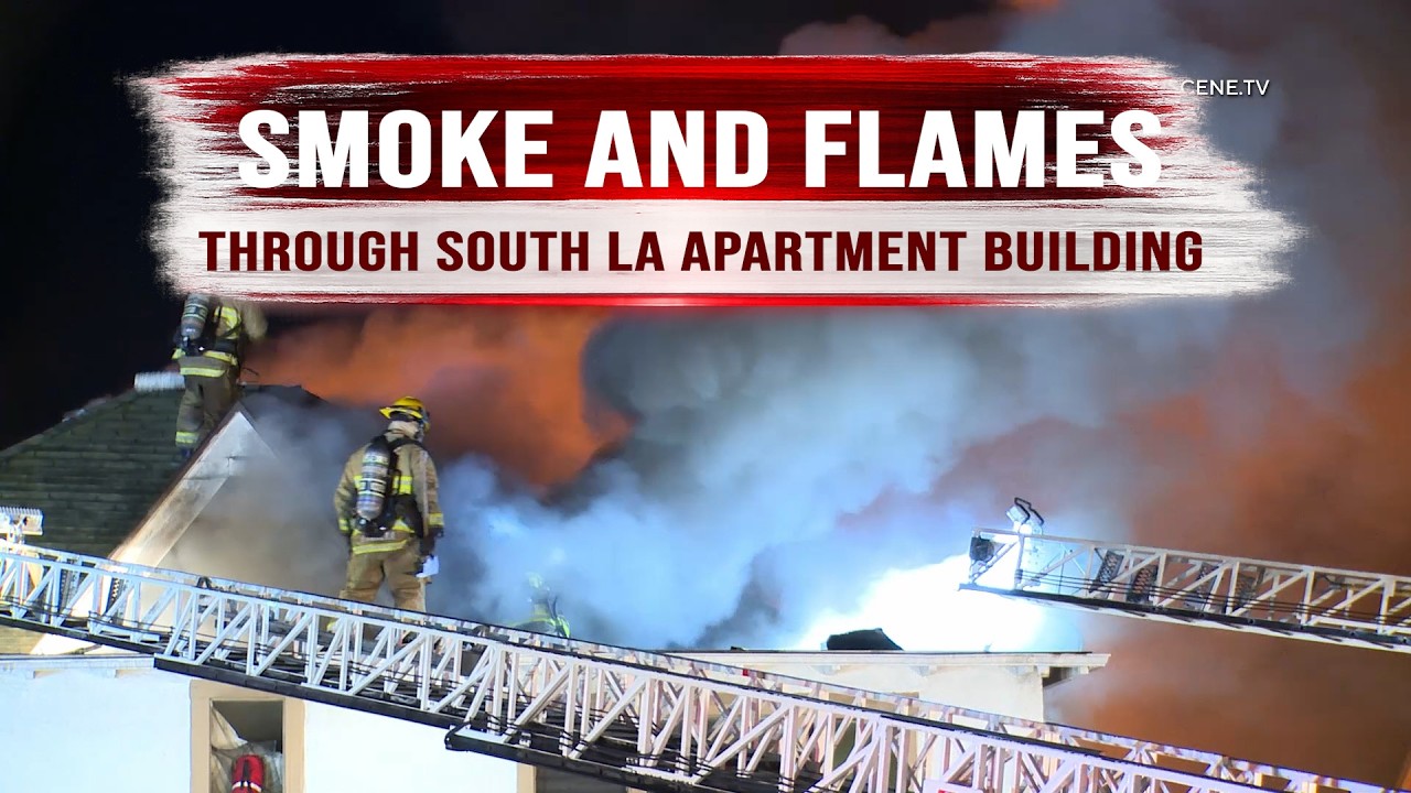 Smoke and Flames Rip Through South LA Apartment Building