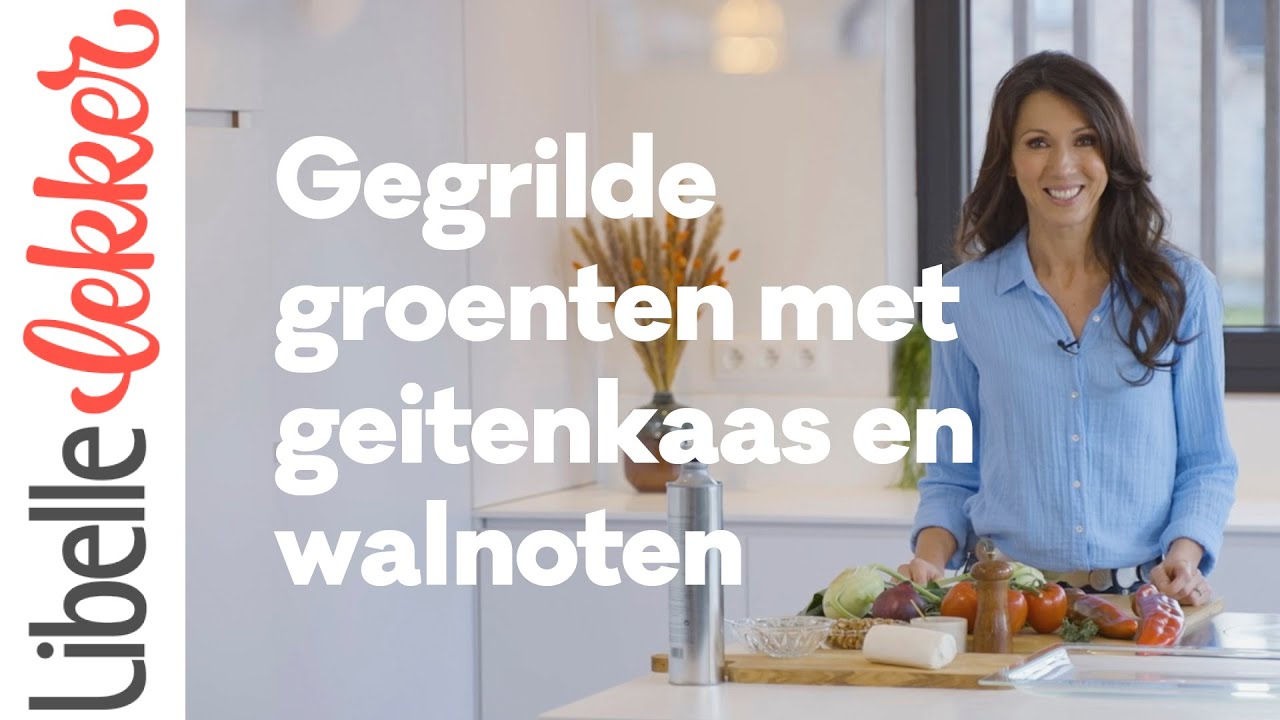 Sandra Bekkari tipt: gegrilde groenten in de oven met geitenkaas en walnoten