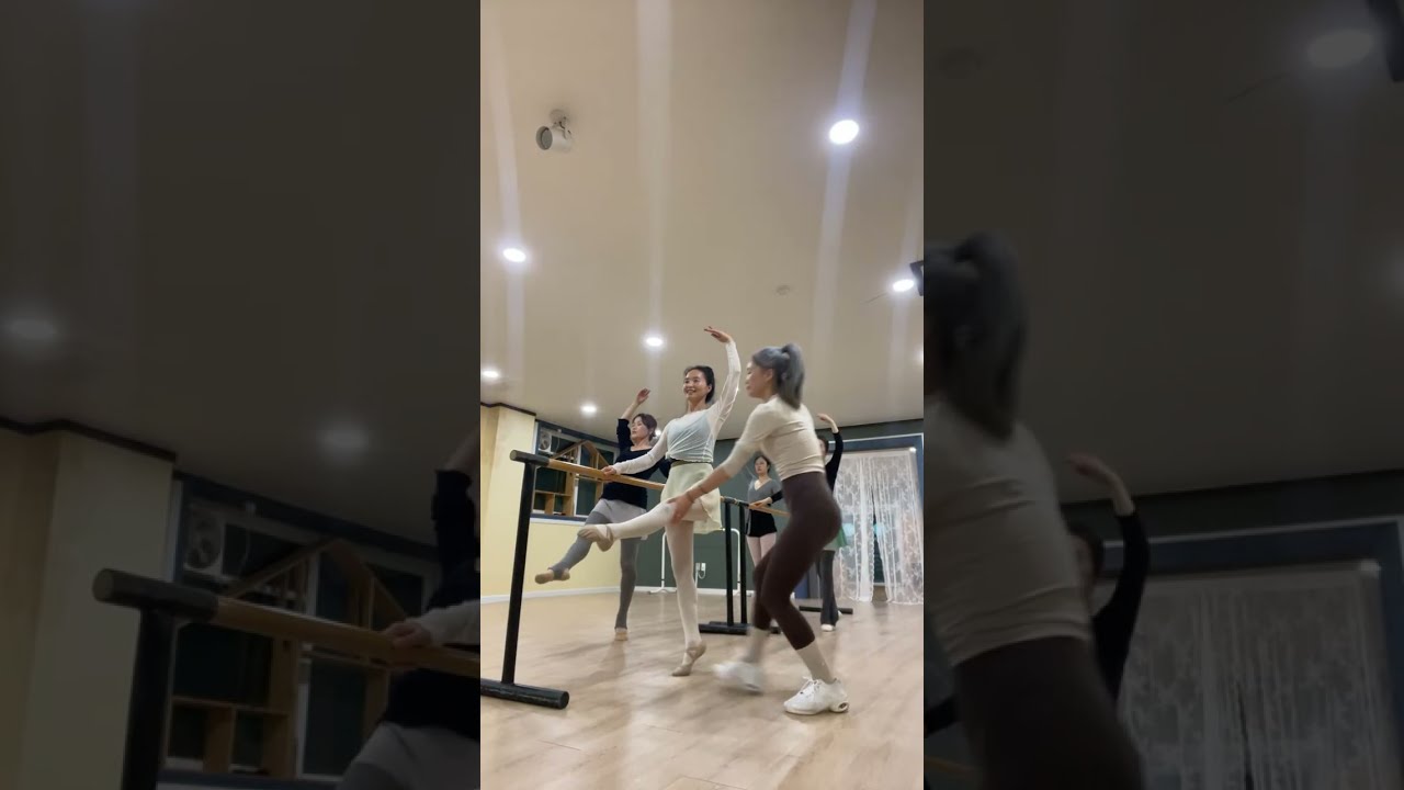 중년 시니어 운동 발레 중급