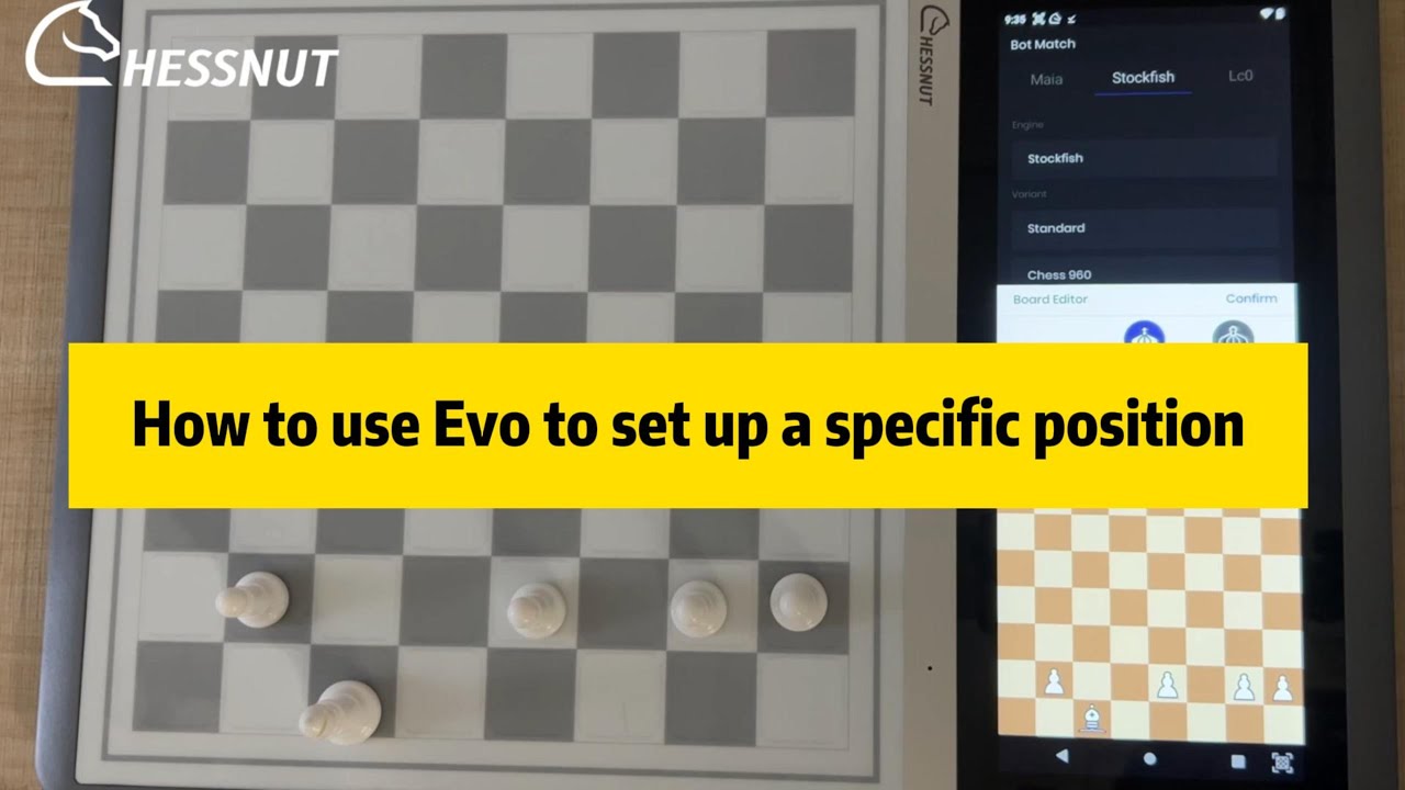 How to use Evo to set up a specific position