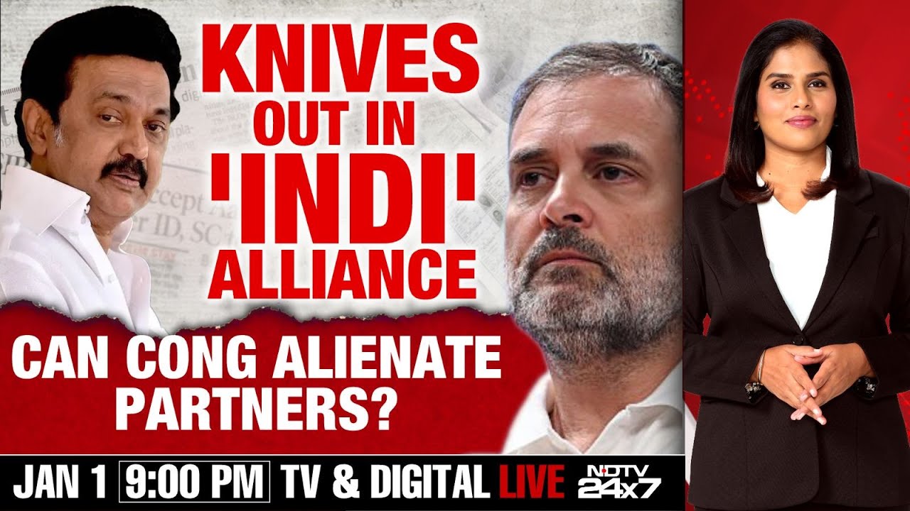 NDTV 24x7 LIVE TV | Knives Out In INDIA Bloc? Can Congress Alienate Partners?