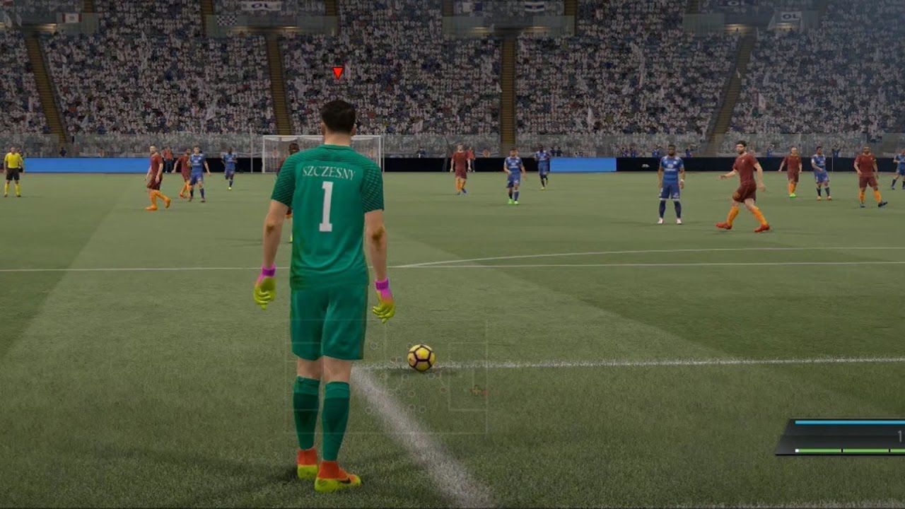 FIFA 17 - UEFA Europa League - AS Roma vs Olympique Lyonnais | Gameplay (HD) [1080p60FPS]