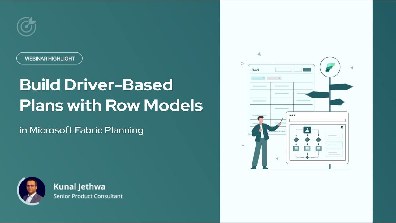 Build Driver Based Plans with Row Models in Microsoft Fabric Planning