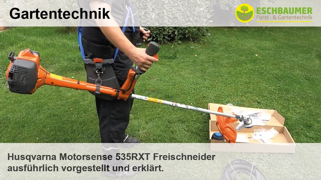Husqvarna Motorsense 535RXT Freischneider ausführlich vorgestellt und erklärt.