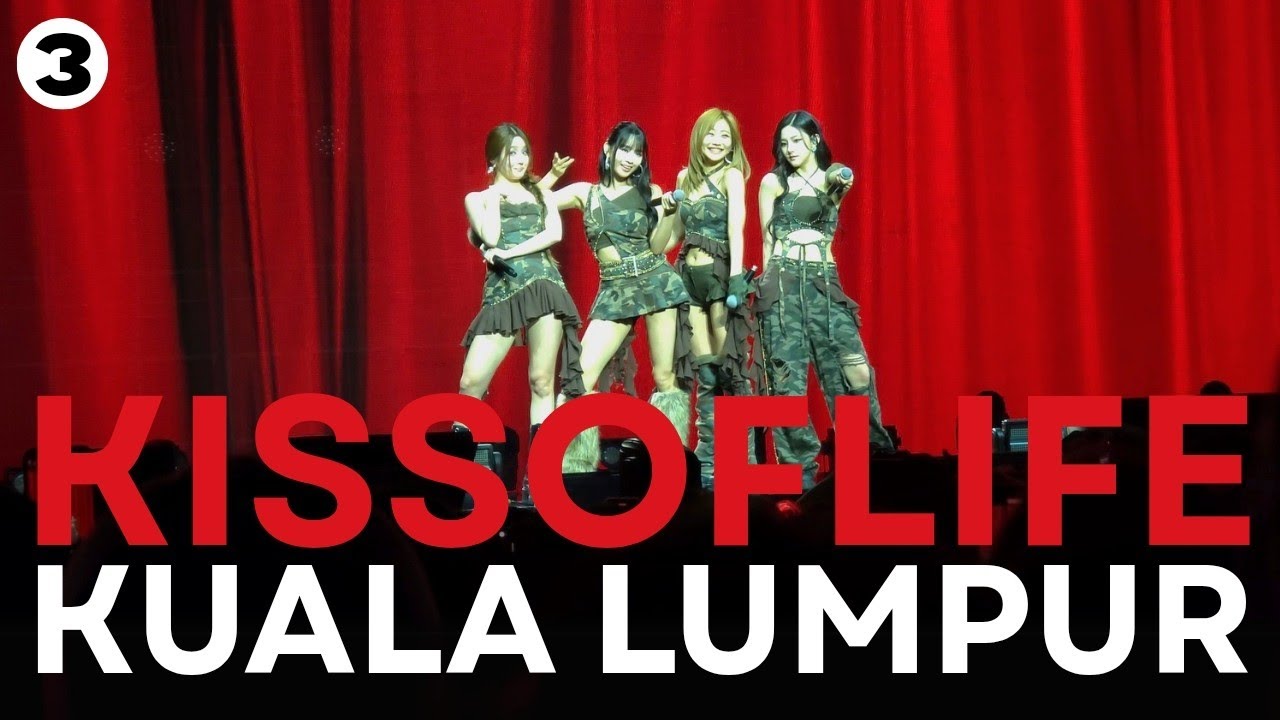[4K] 250413 KISS OF LIFE IN KUALA LUMPUR FANCAM 3/4
