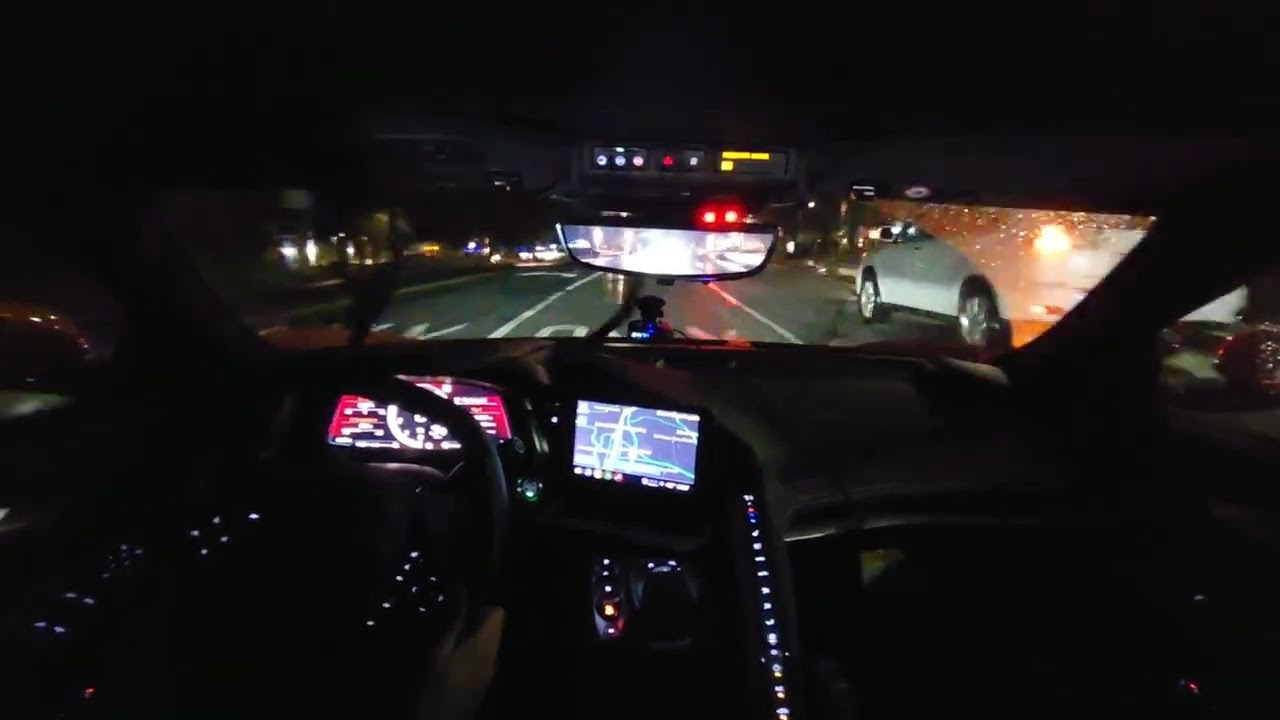 2023 C8 Corvette Stingray - Night POV Drive