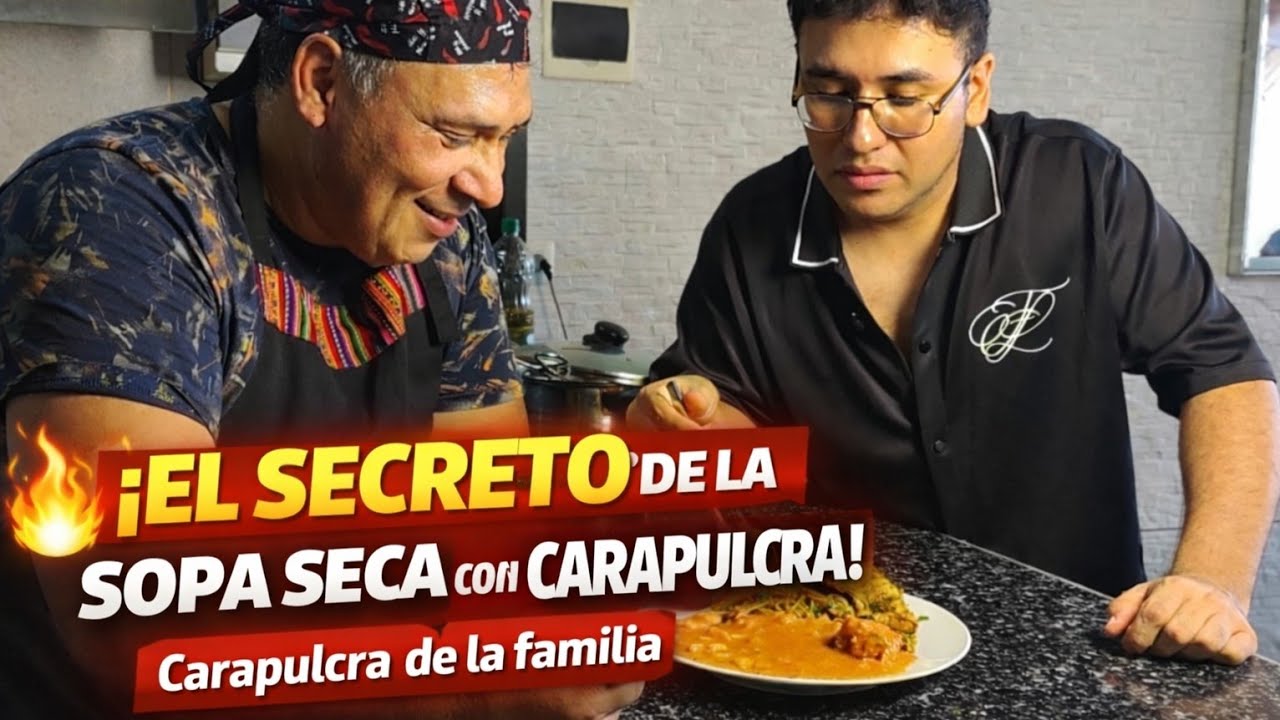 “EL SECRETO DE LA SOPA SECA CON CARAPULCRA  QUE NADIE CONOCE ,PERU👀”