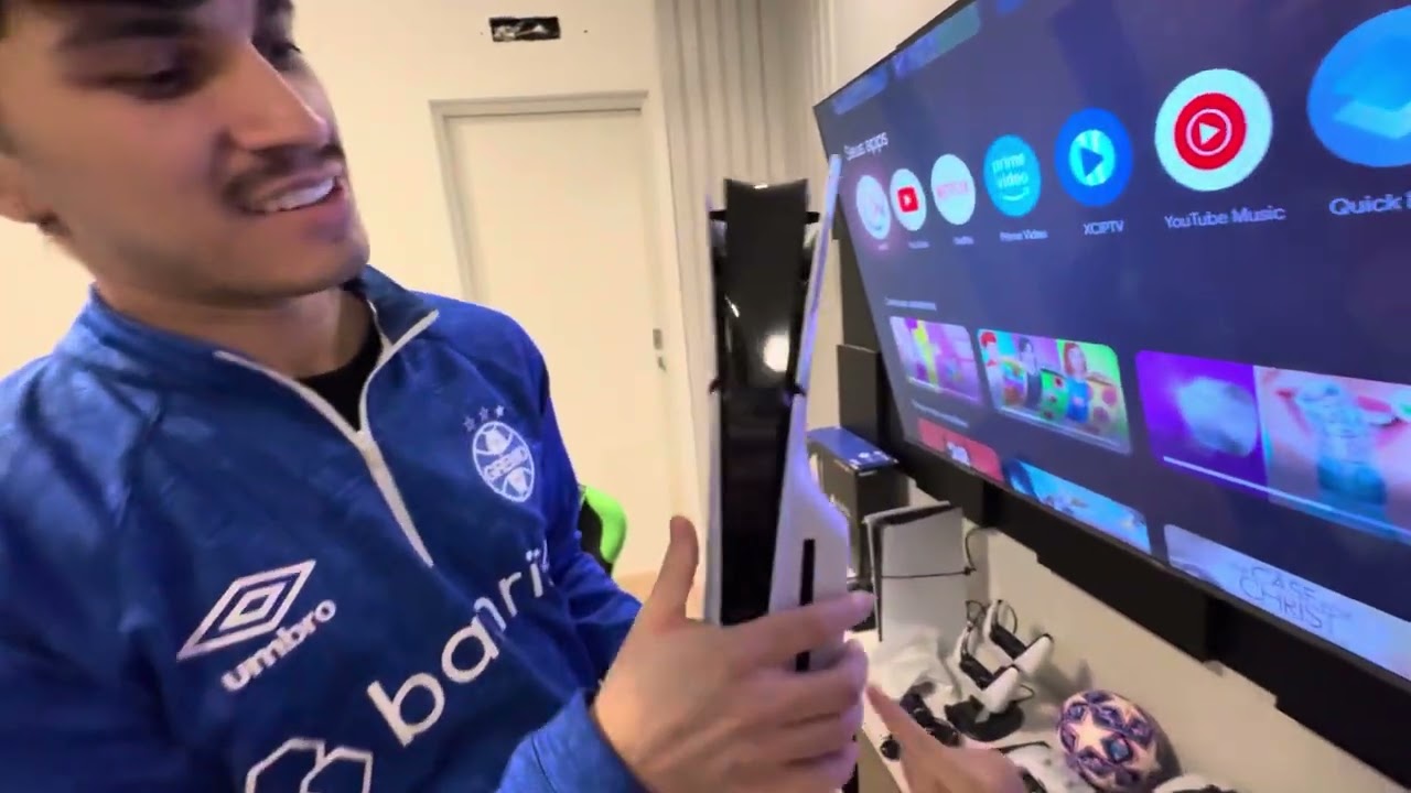 Abrindo meu novo PlayStation 5 mídia física 😍
