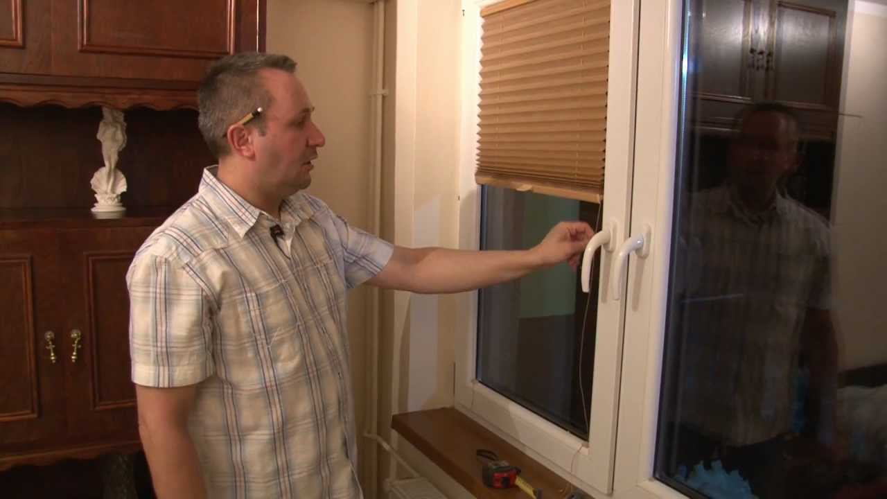 Rolety plisowane. Jak mierzyć i montować.