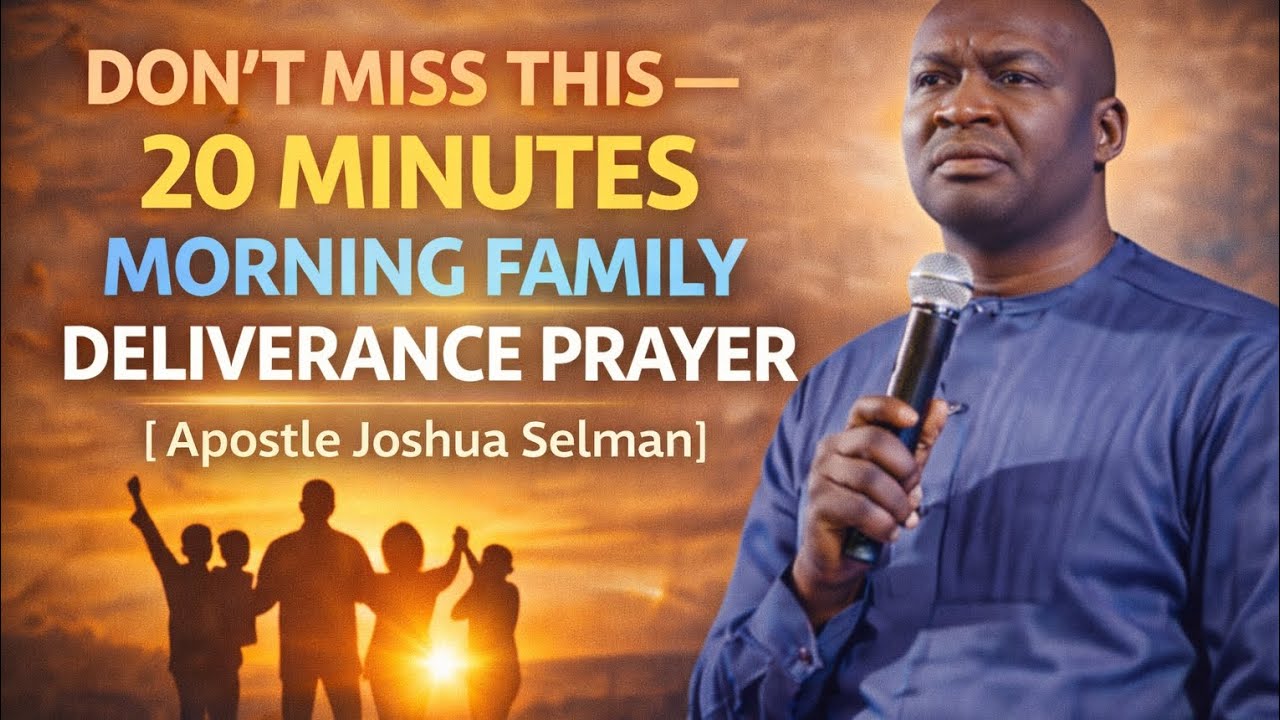 DON’T MISS THIS — 20 MINUTES MORNING FAMILY DELIVERANCE PRAYER 🔥 | Apostle Joshua Selman