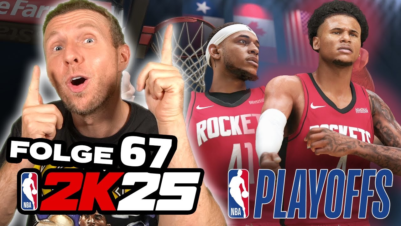 VERLIEREN wir auch GAME 2 gegen Houston?! [67] | Lets Play NBA 2K25 Deutsch