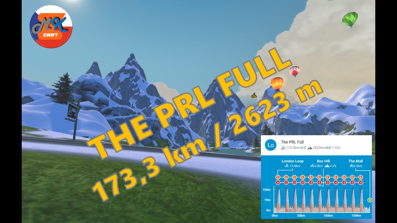 ZWIFT ride - The PRL Full -  longest ZWIFT route