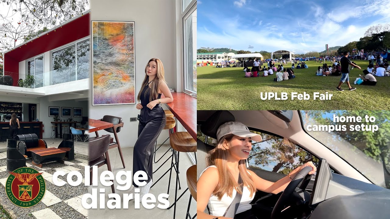 College Diaries 📚: UPLB feb fair, coffee shops, F2F classes | itsmanaigsisters