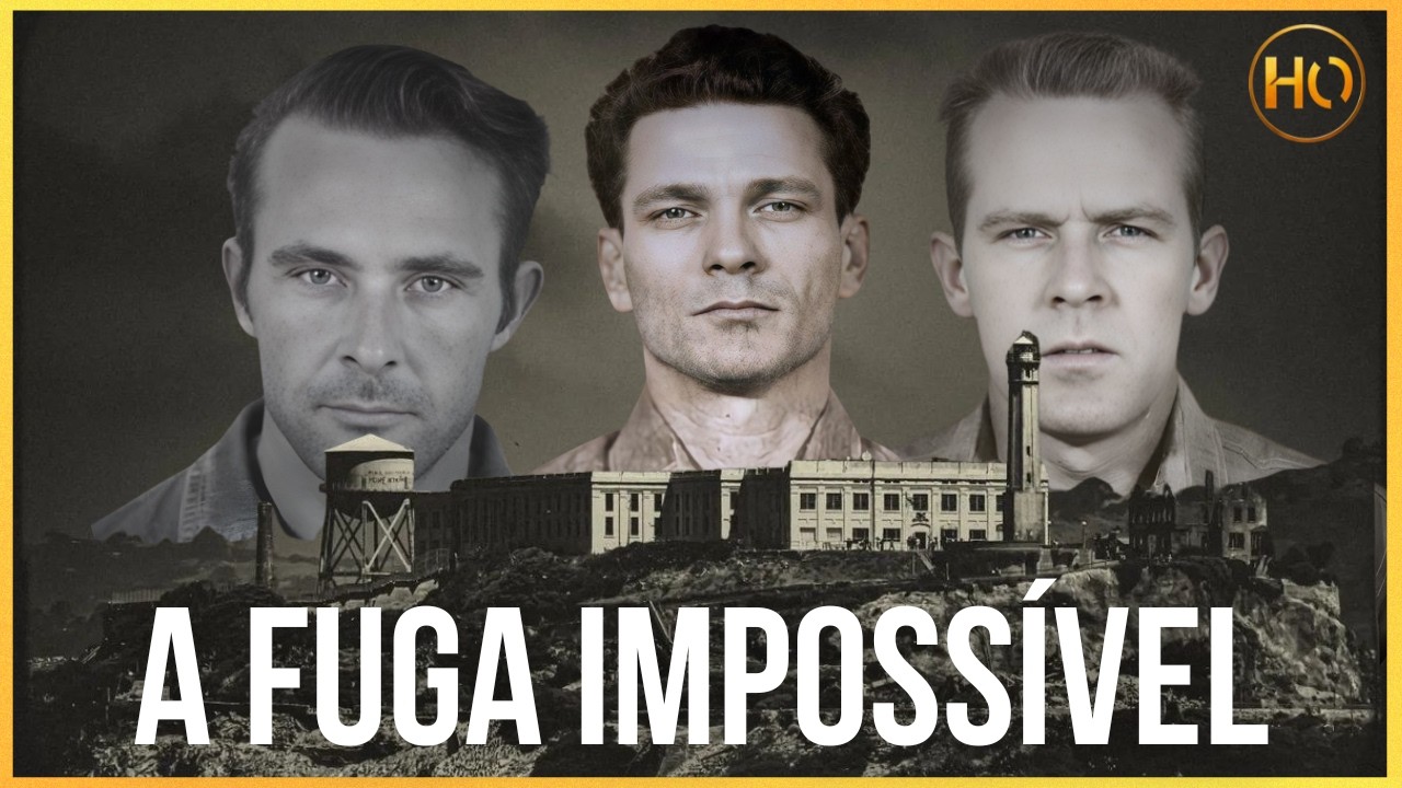 Como Três Homens Enganaram a Prisão Mais Segura do Mundo | A Fuga de Alcatraz - Histórias Ocultas