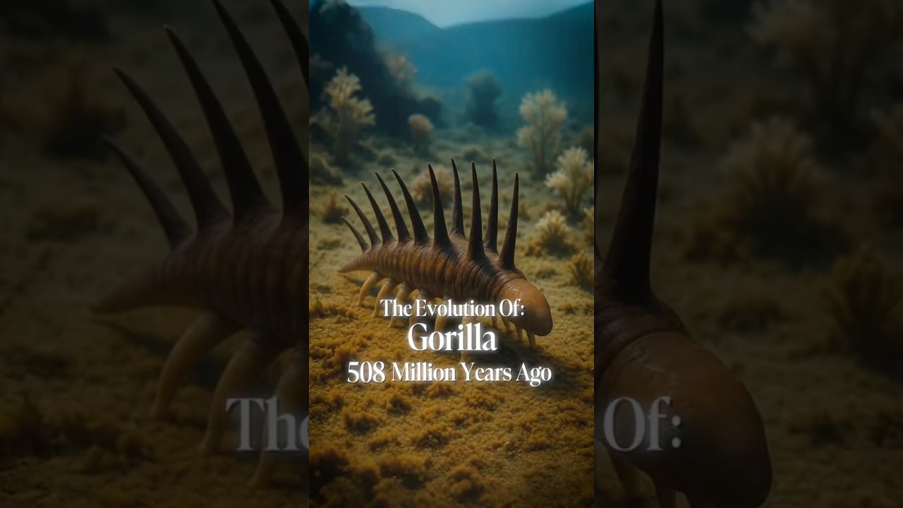 Evolution of Gorilla 🦍 #ai #evolution #history #biology #ImmersiveHistory #HistoryShorts #shorts