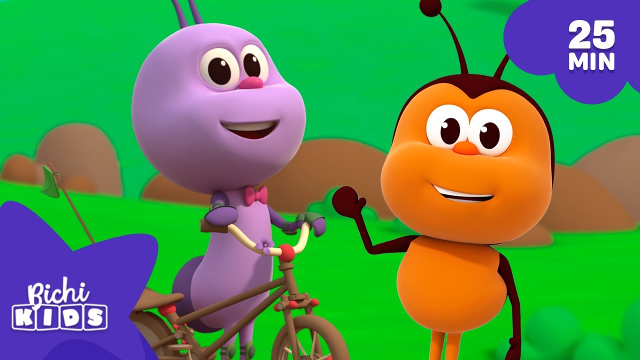 Bichinhos Aventureiros🐞 BICHIKIDS 🐞🌈Compilação Infantil [25 min] Português do BRASIL