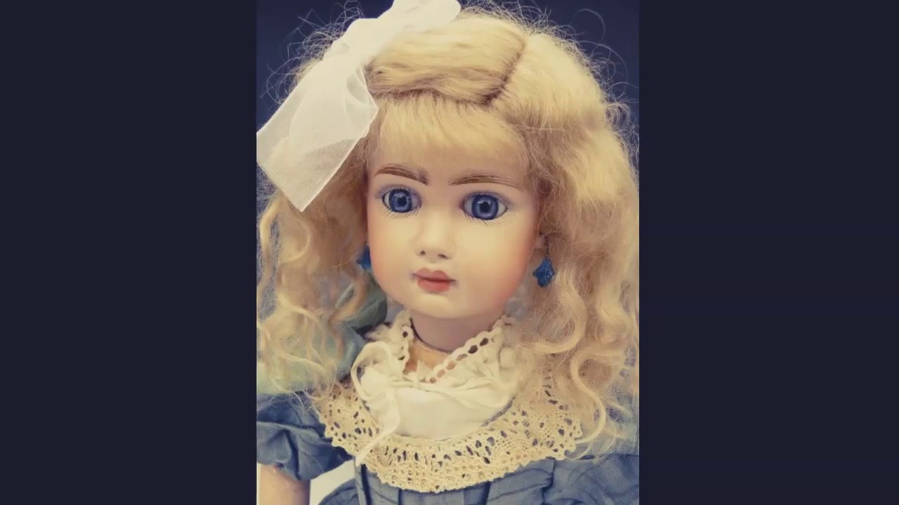 My Collection- Antique French and German Dolls - Bisque & China Head Doll Collage