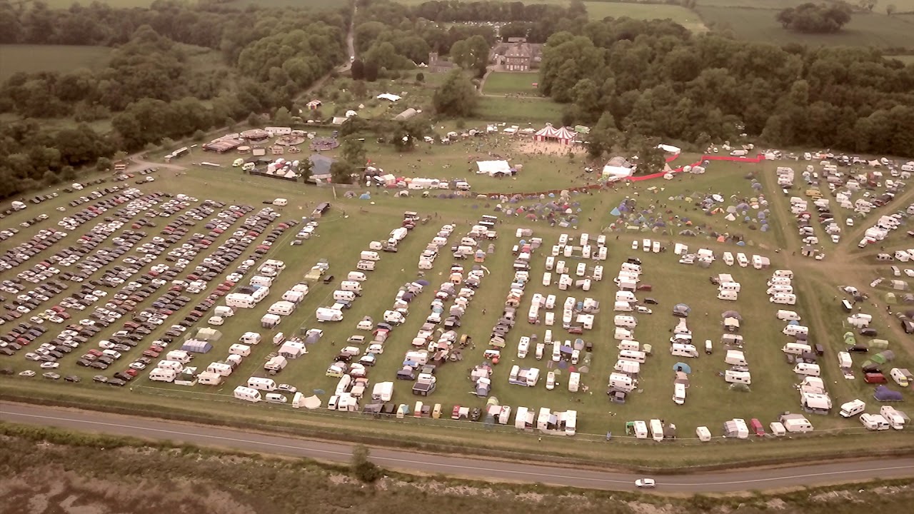 Vantastival from the air: Beaulieu House, Co Louth, 1st June 2019