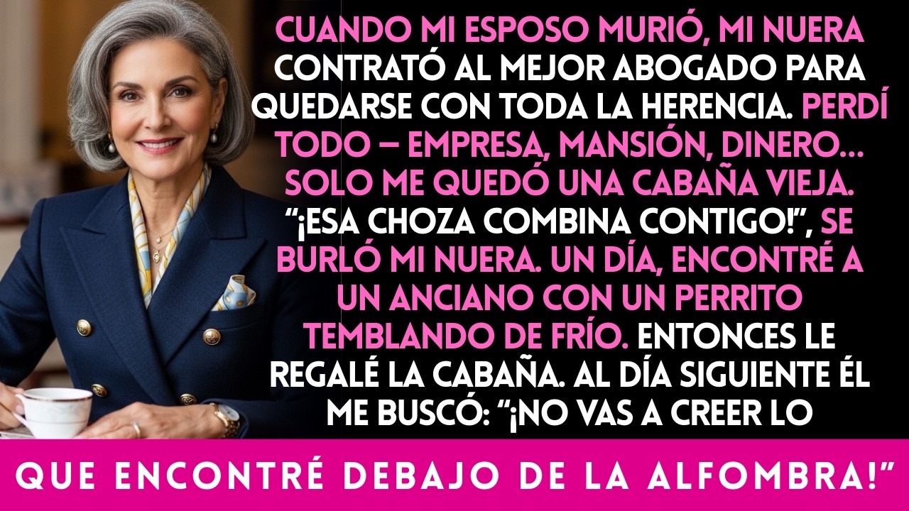 Cuando mi ESPOSO murió mi nuera contrató al mejor abogado para quedarse con toda la herencia 
