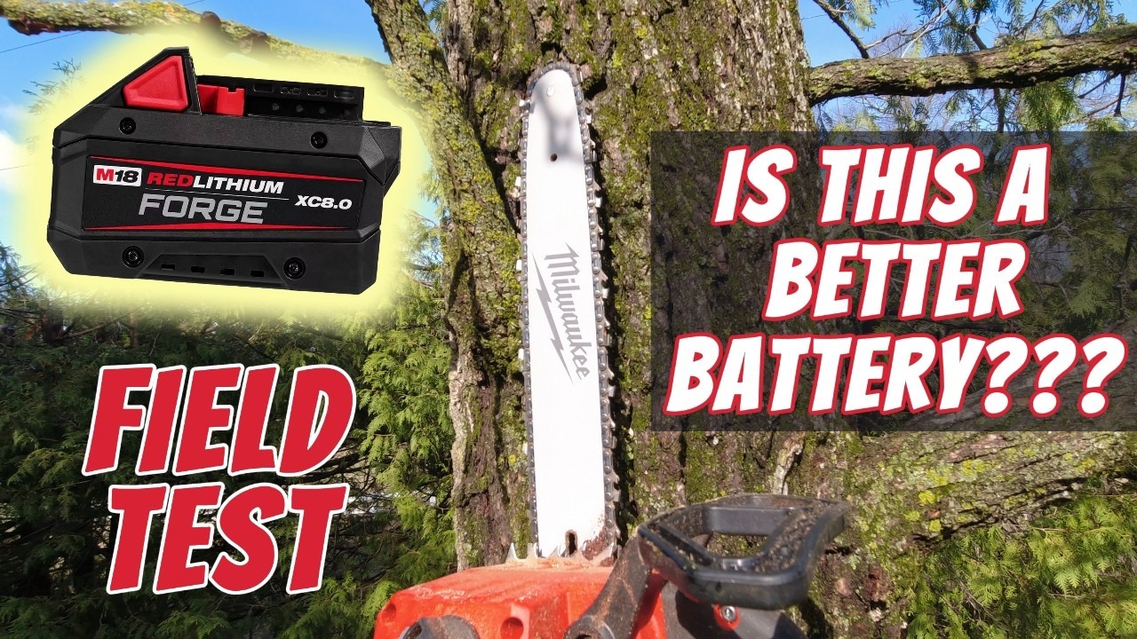 Milwaukee Forge 8.0 Batteries - Nothing But HYPE or Real POWER #milwaukeetools #forge #chainsaw