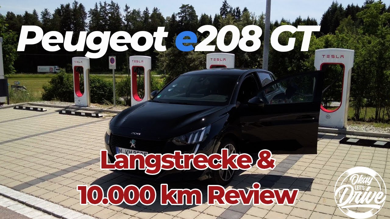 Überraschungen auf Langstrecke und am Supercharger - 10.000 km Review zum Peugeot e208 GT!