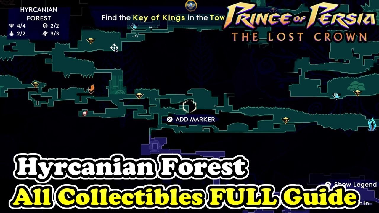 Hyrcanian Forest All Collectible Locations Prince of Persia The Lost Crown