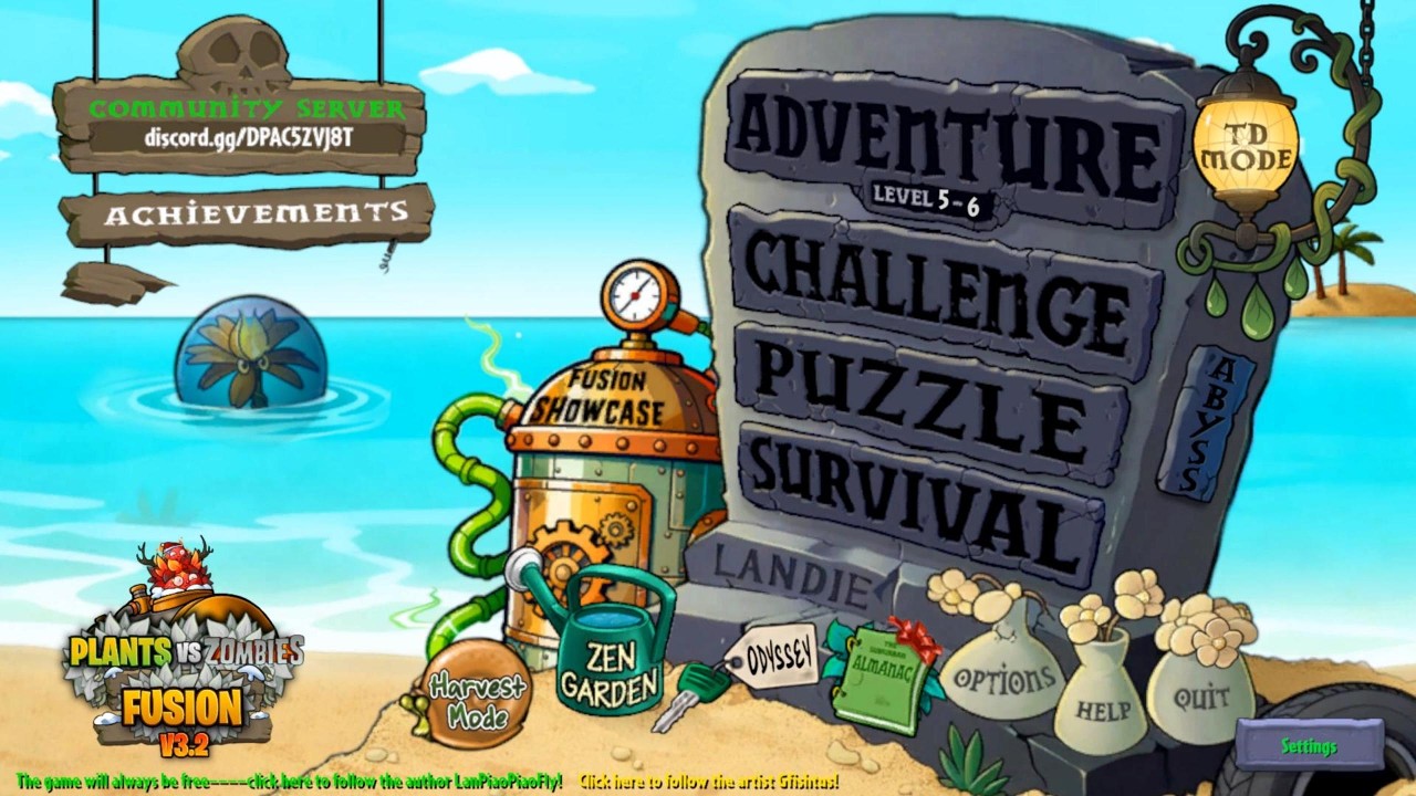 Pvz but there is a giant watermark and the video takes a prolonged amount of time on a single level