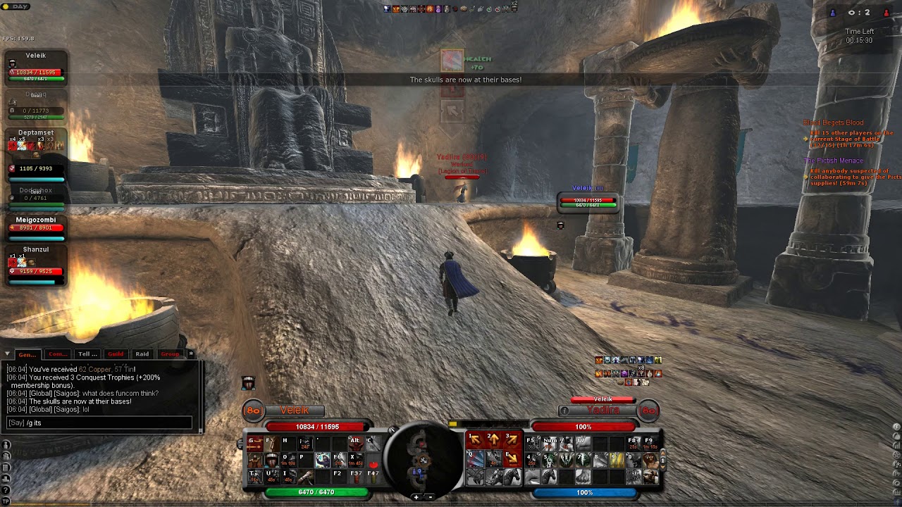 Age of Conan - Cheating Barbarian teleporting for a fast flag capture