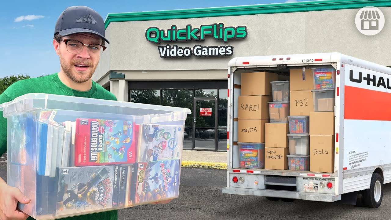 Moving In to our NEW Video Game Store!