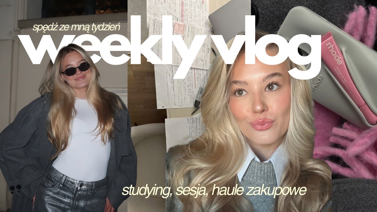 STUDY WITH ME | mam sesję na studiach! WEEKLY VLOG