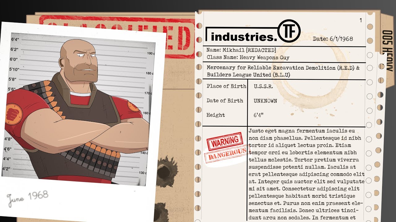 TF2: Полная история тяжелого оружия