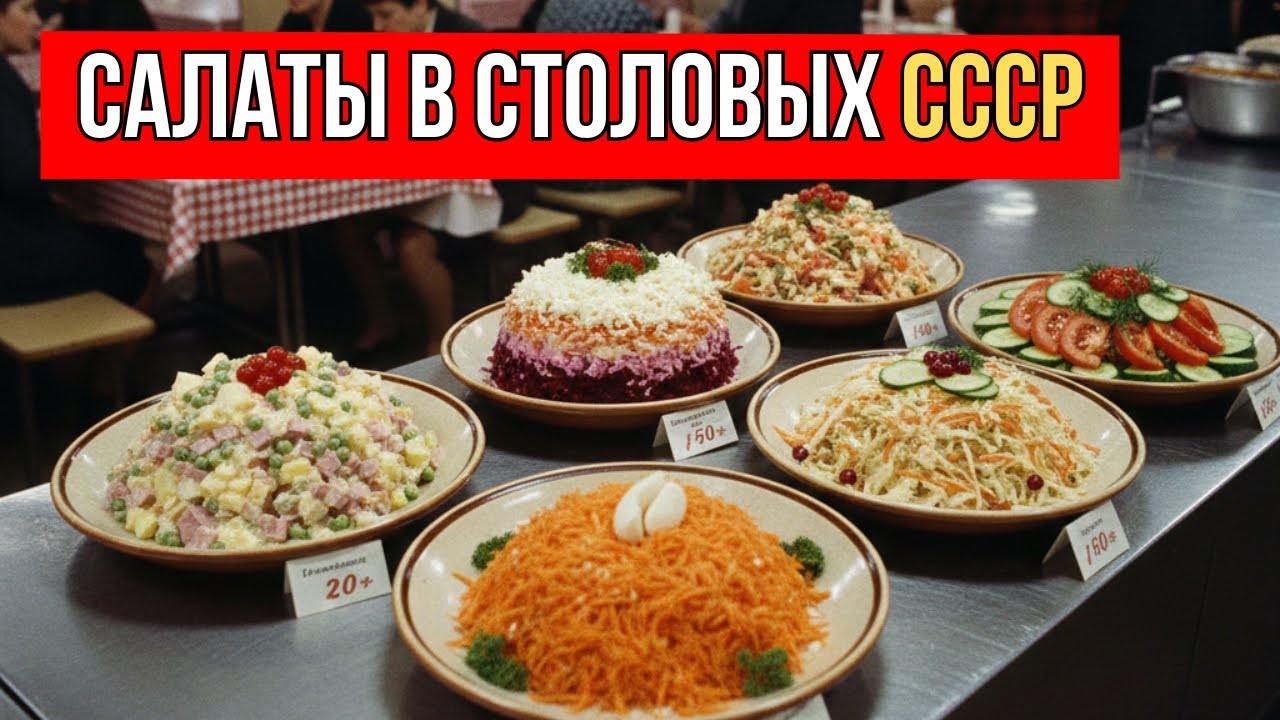 8 салатов СССР, вкус которых остался в памяти навсегда.