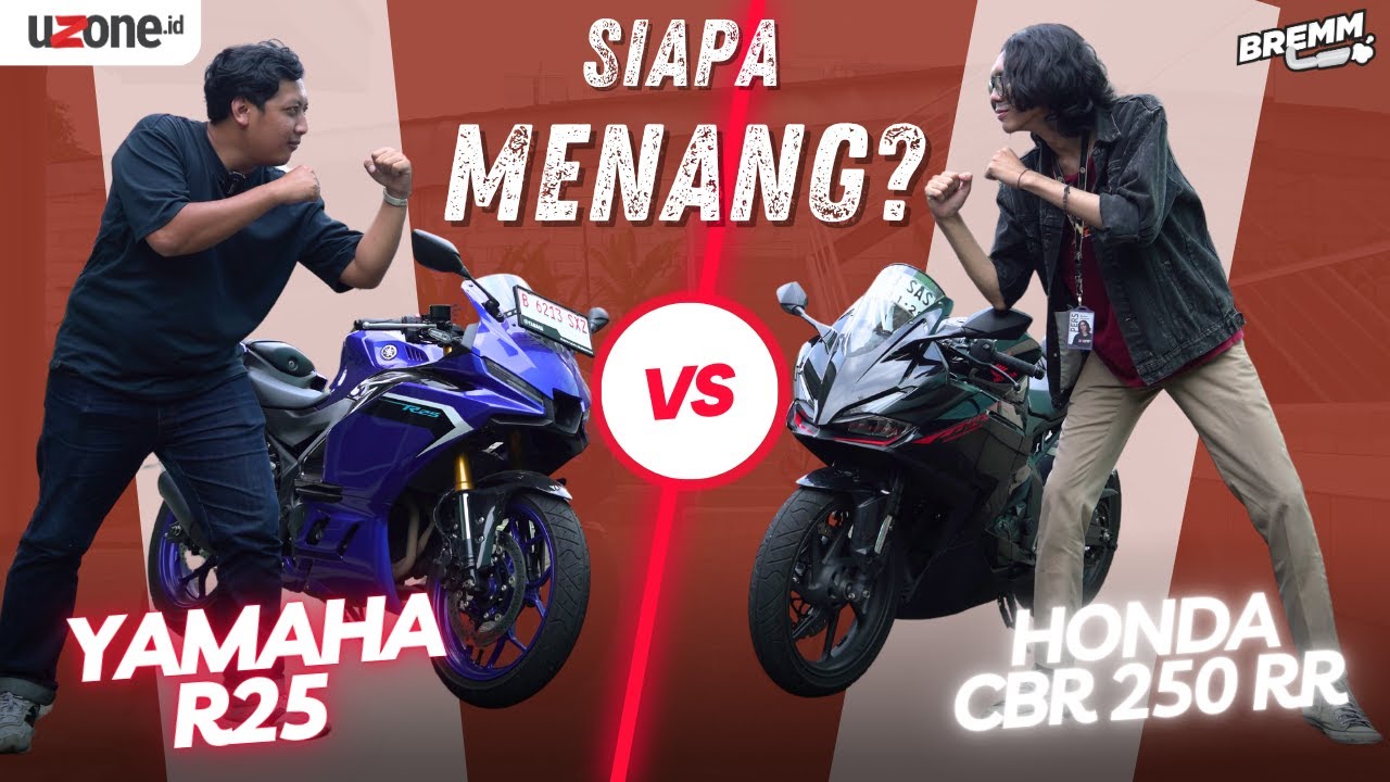 SAMA-SAMA 250 CC, PILIH MANA? REVIEW KOMPARASI YAMAHA R25 DAN HONDA CBR 250 RR STANDARD