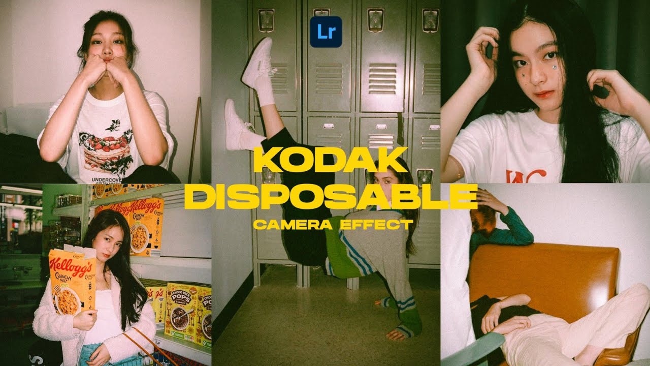 Kodak Disposable Camera Preset - Lightroom Mobile Tutorial | Disposable Preset + Free Preset DNG