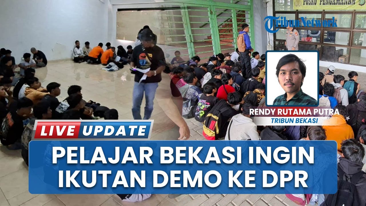 121 Pelajar Diamankan Polisi di Bekasi, Ngaku hanya Ikut-ikutan Demo DPR: Tahu dari Teman di Medsos