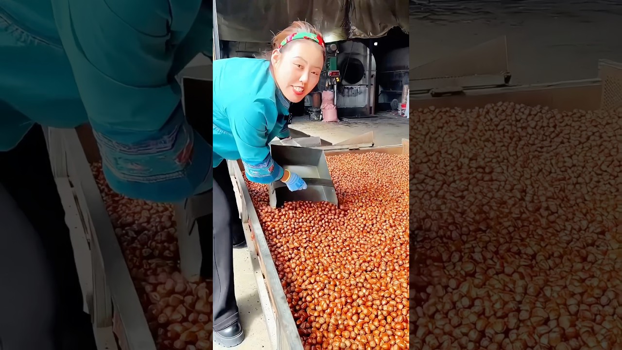 Roasted hazelnuts: A nutrient-rich nut, used in snacks, baking, and cooking