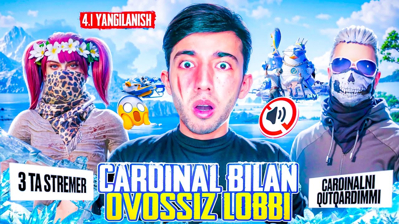 3 TA YOUTUBER😱CARDINAL OXYGEN FLEX ☠️ STREAM SNIPERLARGA QARSHI❗️