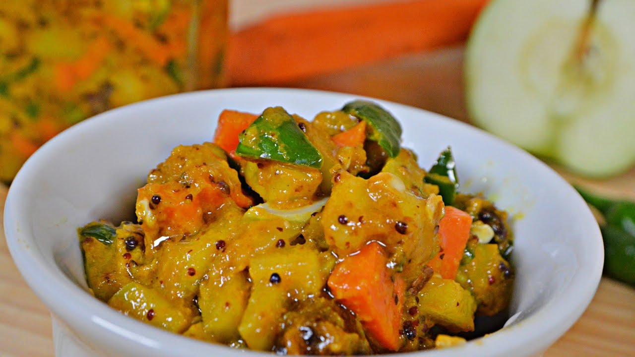 [Mauritian Cuisine] Apple and Carrot Pickle Recipe | Zasar Pomme et Carotte