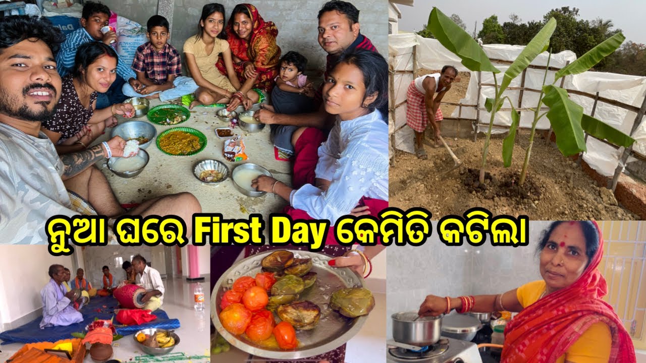 New ଘରେ ପ୍ରଥମ ଦିନ କଣ ସବୁ ହେଲା ॥ ବଡ଼ ଭିଣେଇ ପୁରା Form ରେ 
