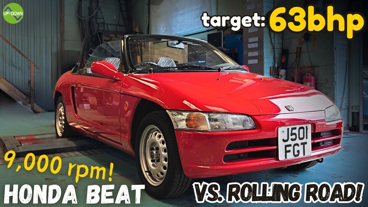 HONDA BEAT vs. Dyno | Screaming 9000rpm 3-cyl takes on a rolling road