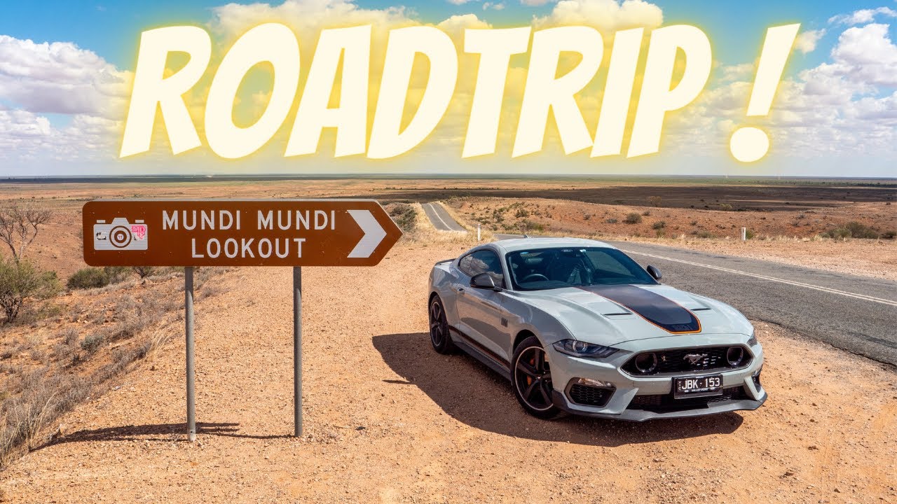Mustang road trip to Broken Hill