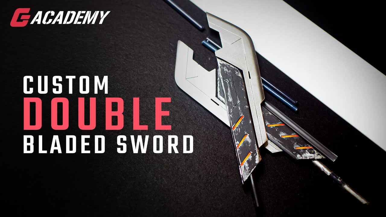 HOW I MADE A DOUBLE BLADED SWORD FROM PLA PLATES